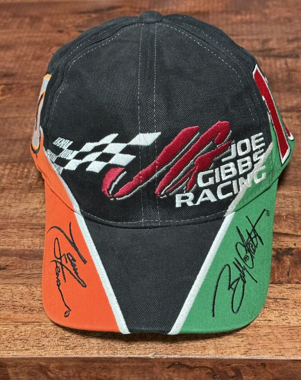 Vintage Joe Gibbs Racing Tony Stewart Bobby Labonte Nascar Snap Back Hat